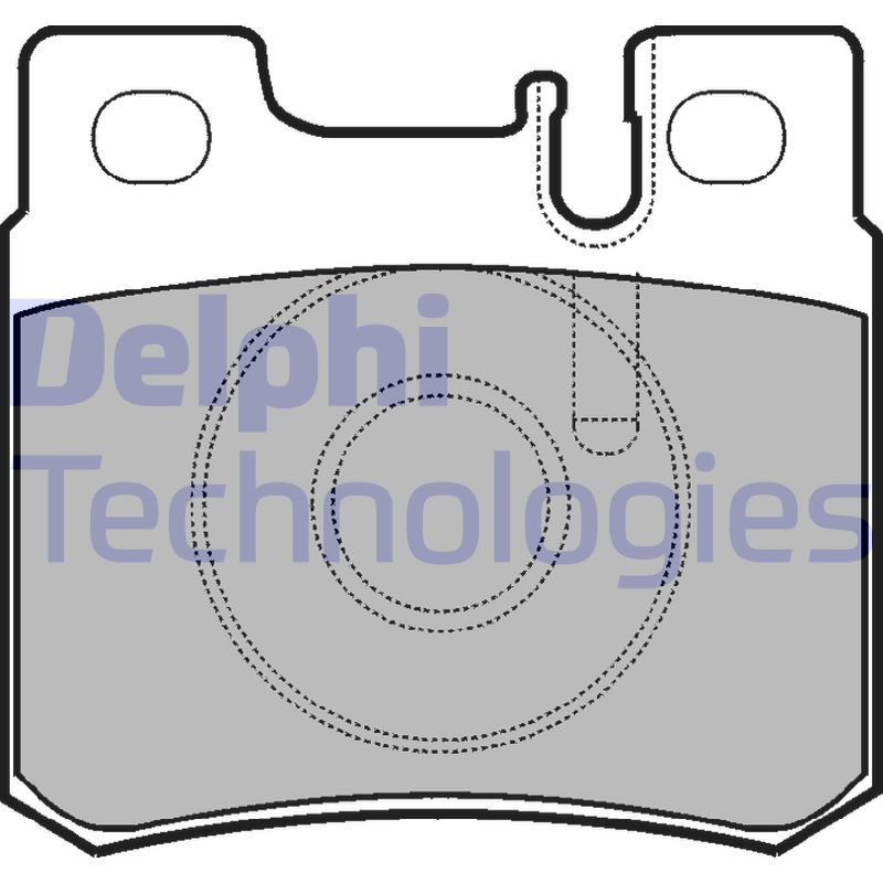 Remblokset Delphi Diesel LP946