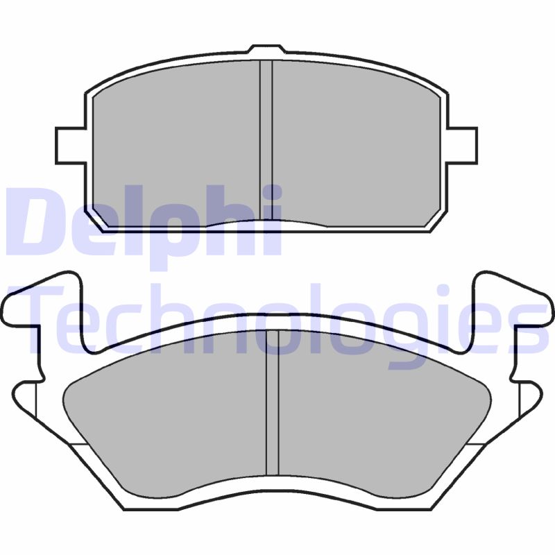 Remblokset Delphi Diesel LP960