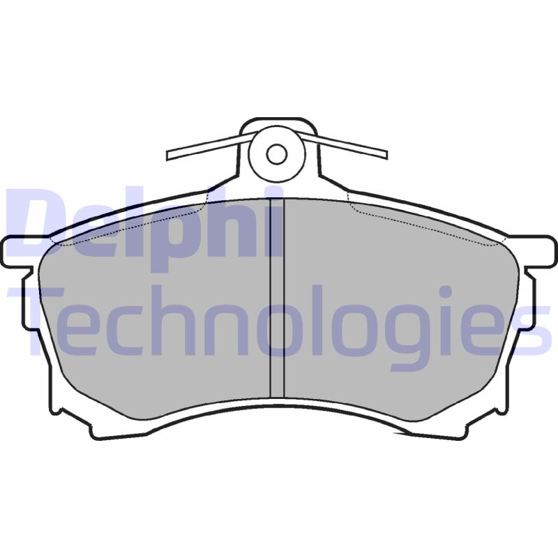 Remblokset Delphi Diesel LP992