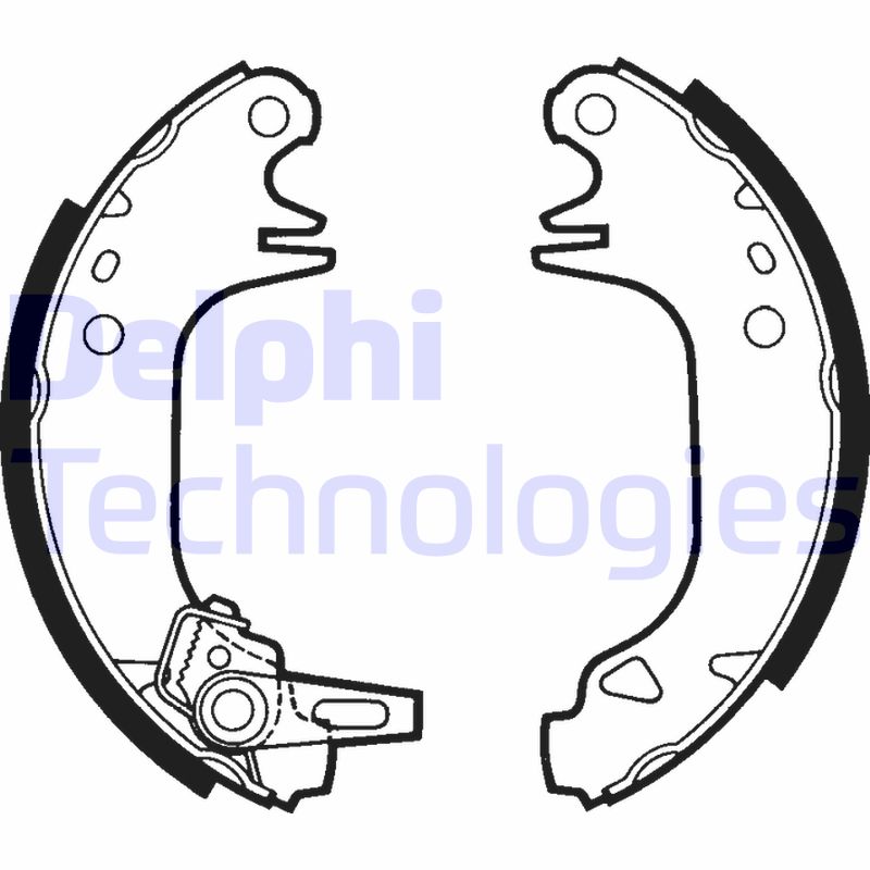 Remschoen set Delphi Diesel LS1382