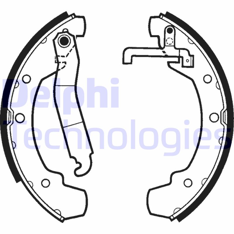 Remschoen set Delphi Diesel LS1403