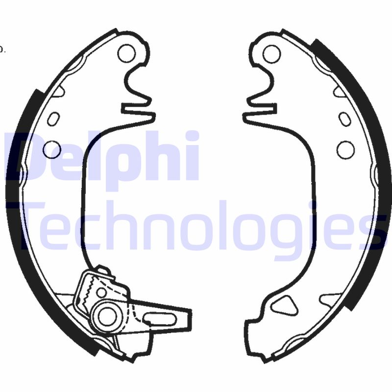 Remschoen set Delphi Diesel LS1423