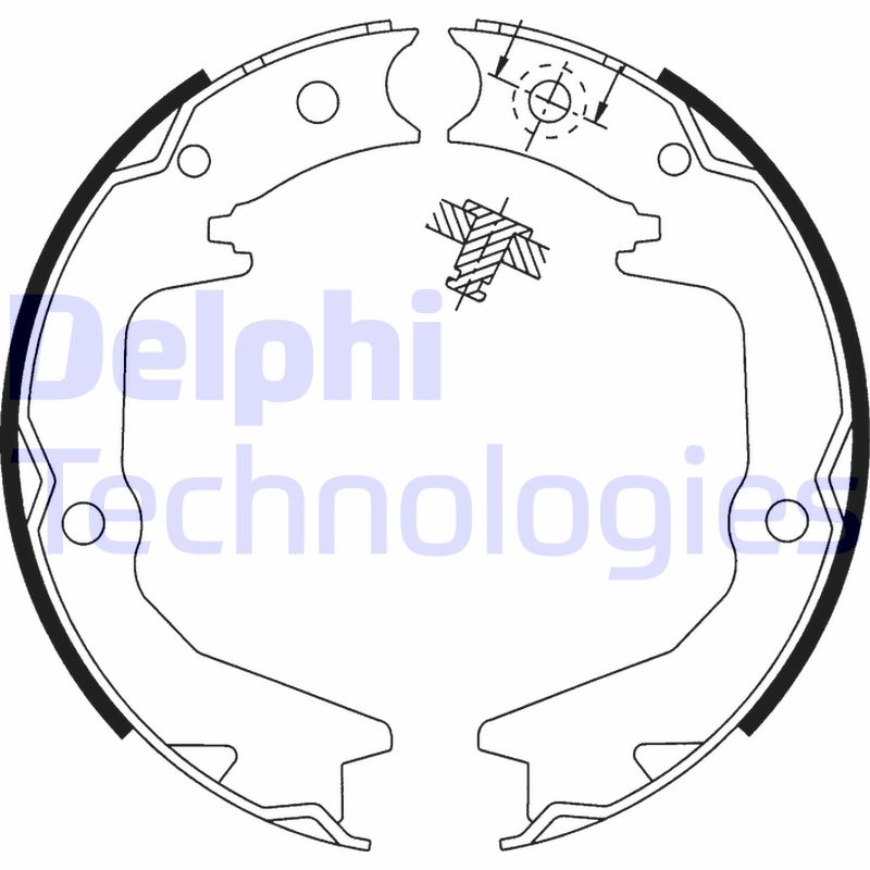 Remschoen set Delphi Diesel LS1913