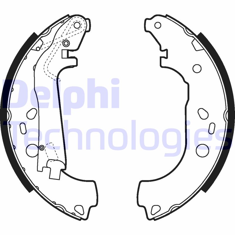 Remschoen set Delphi Diesel LS2014