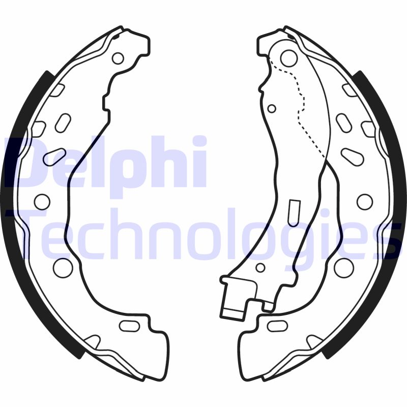 Remschoen set Delphi Diesel LS2075
