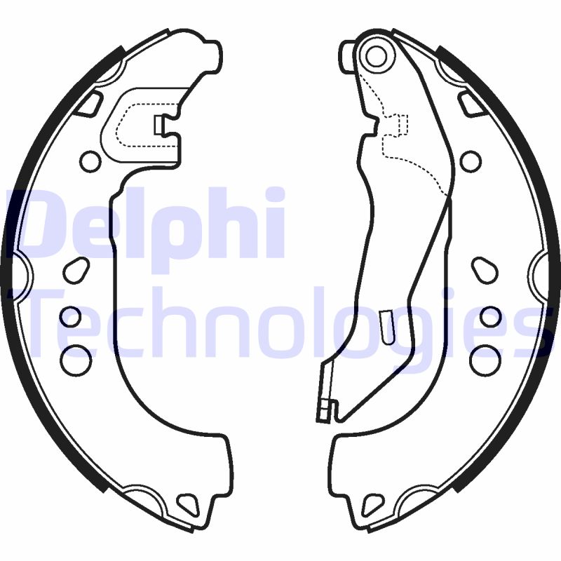 Remschoen set Delphi Diesel LS2107