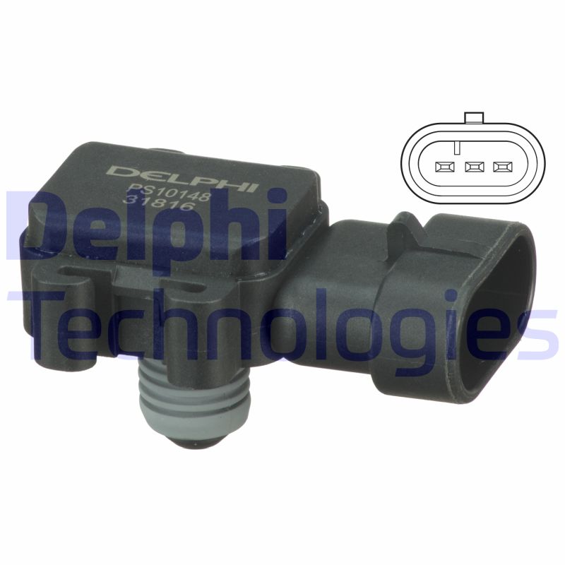 MAP sensor Delphi Diesel PS10148