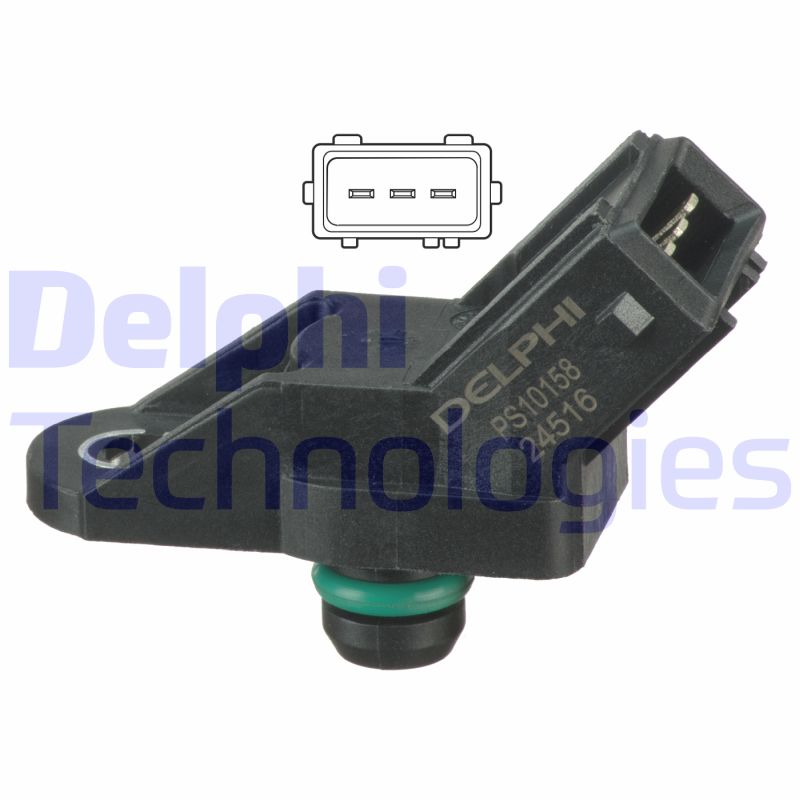 Inlaatdruk-/map sensor Delphi Diesel PS10158