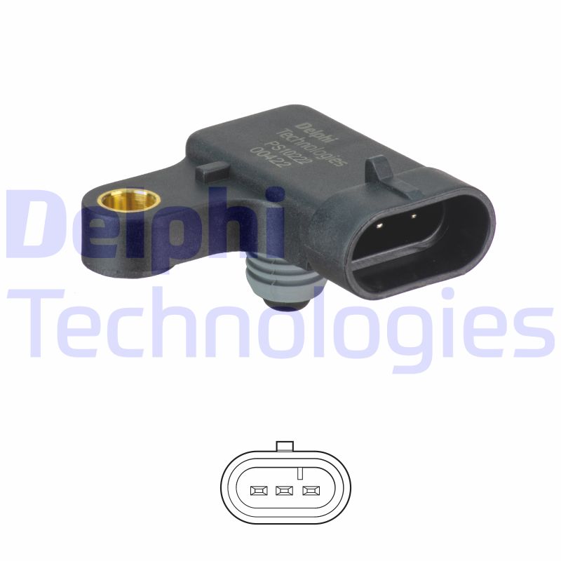 MAP sensor Delphi Diesel PS10222