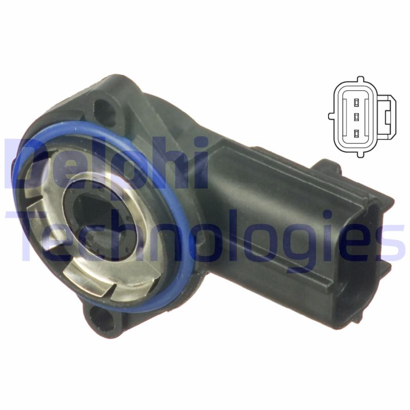 Gasklep positiesensor Delphi Diesel SS10528-12B1