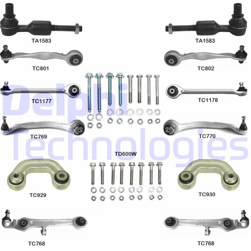 Draagarm reparatieset Delphi Diesel TC1300KIT