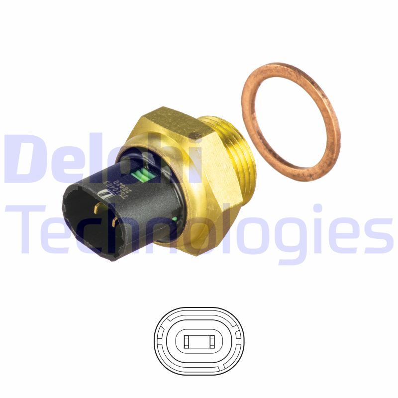 Temperatuursensor Delphi Diesel TS10483