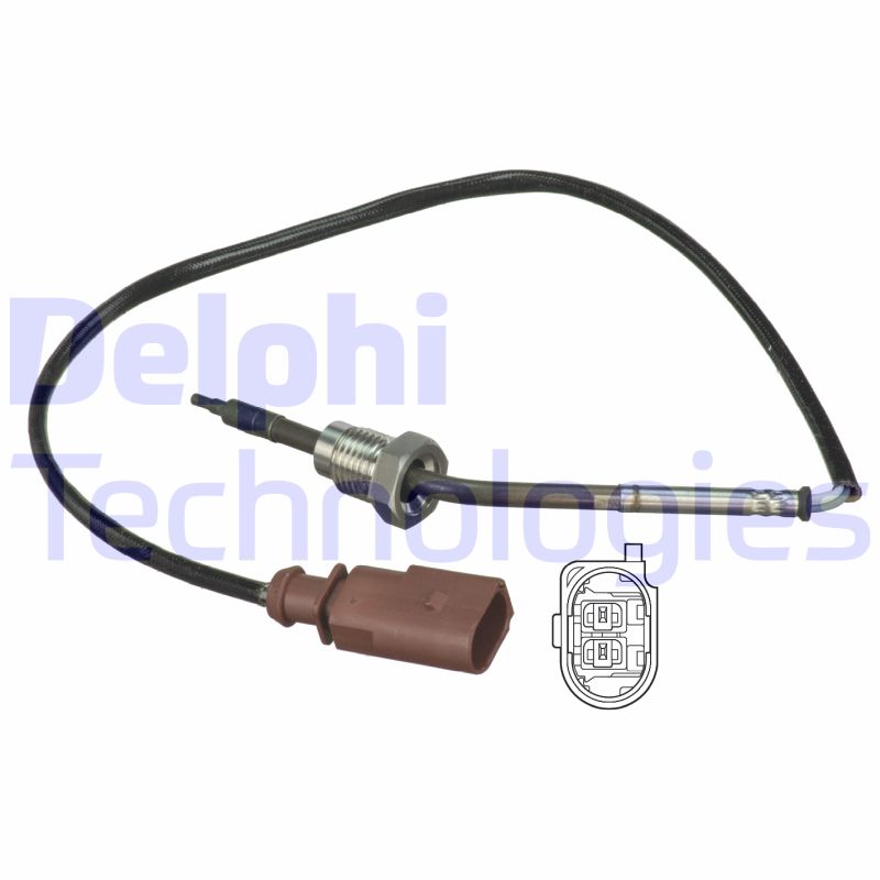 Sensor uitlaatgastemperatuur Delphi Diesel TS30077