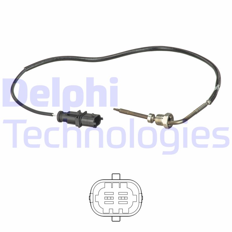 Sensor uitlaatgastemperatuur Delphi Diesel TS30113