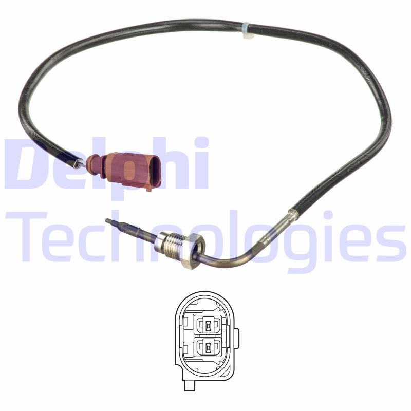 Sensor uitlaatgastemperatuur Delphi Diesel TS30154