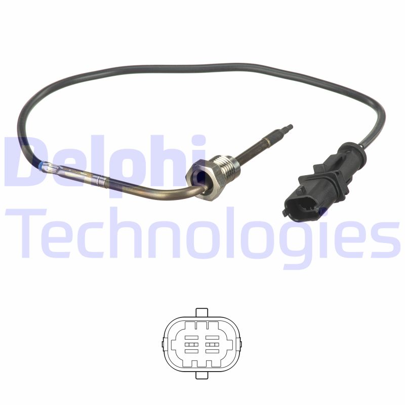 Sensor uitlaatgastemperatuur Delphi Diesel TS30188