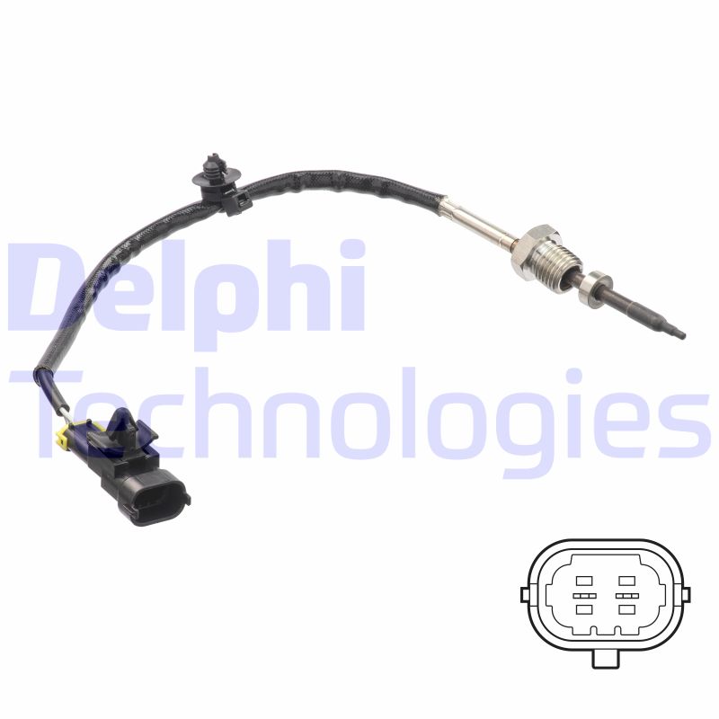 Sensor uitlaatgastemperatuur Delphi Diesel TS30204