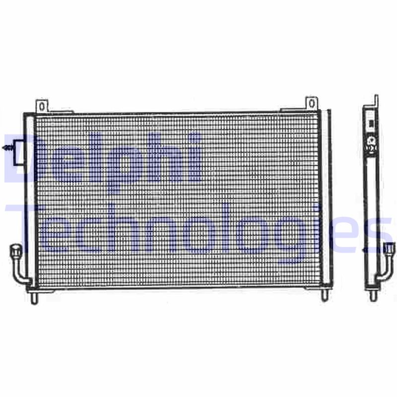 Airco condensor Delphi Diesel TSP0225357