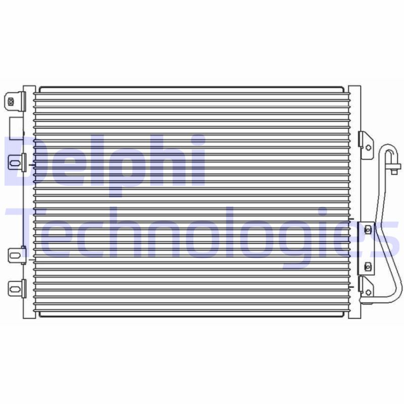 Airco condensor Delphi Diesel TSP0225620