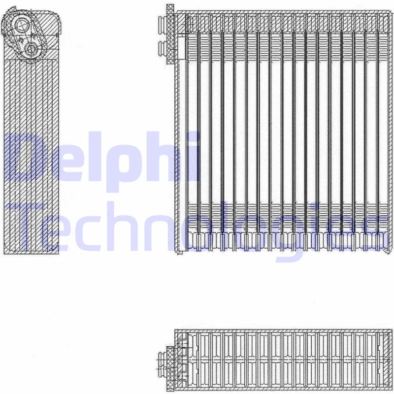 Airco verdamper Delphi Diesel TSP0525153