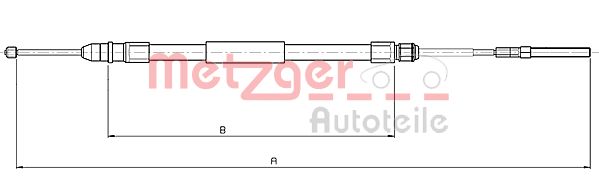 Handremkabel Metzger 10.4136
