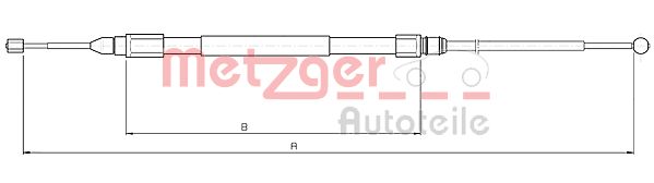 Handremkabel Metzger 10.4138