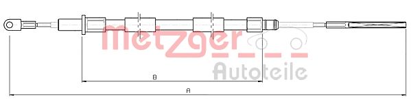 Handremkabel Metzger 10.4155