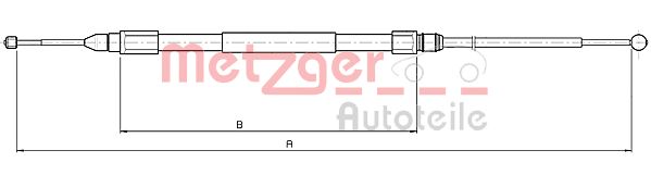 Handremkabel Metzger 10.4159