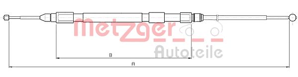 Handremkabel Metzger 10.4232