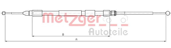 Handremkabel Metzger 10.4267