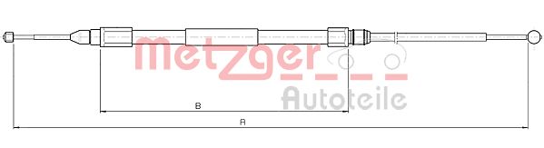 Handremkabel Metzger 10.4268