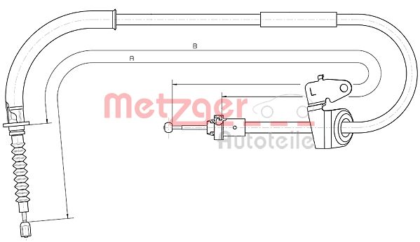 Handremkabel Metzger 10.4303