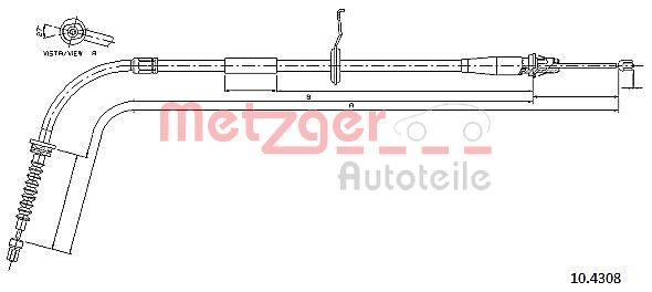 Handremkabel Metzger 10.4308