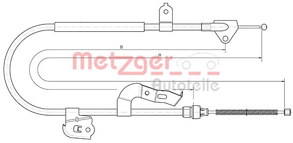 Handremkabel Metzger 10.4510