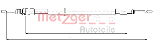 Handremkabel Metzger 10.4523