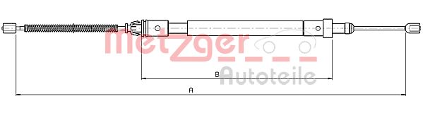 Handremkabel Metzger 10.4576