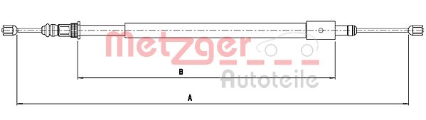 Handremkabel Metzger 10.4577