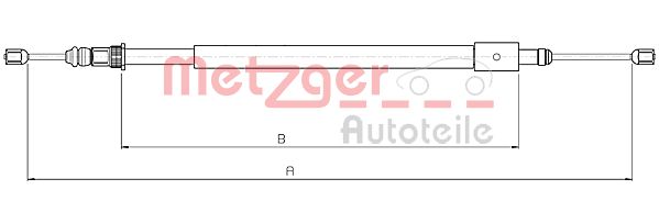 Handremkabel Metzger 10.4578