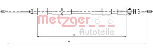 Handremkabel Metzger 10.4657