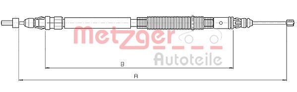 Handremkabel Metzger 10.4664