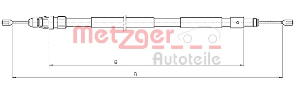 Handremkabel Metzger 10.4708