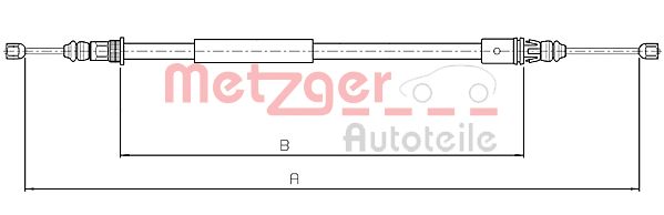 Handremkabel Metzger 10.4713