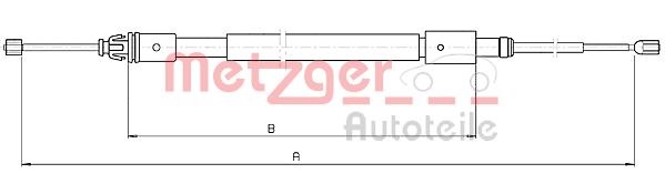 Handremkabel Metzger 10.4714