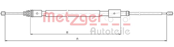 Handremkabel Metzger 10.4716