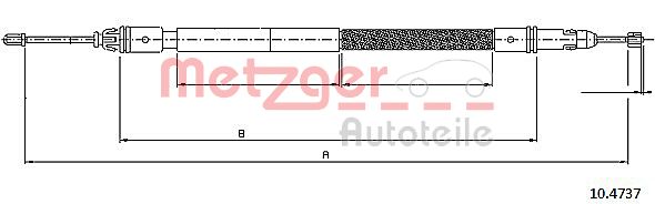 Handremkabel Metzger 10.4737