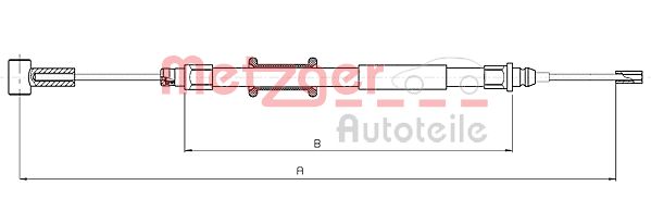 Handremkabel Metzger 10.4744