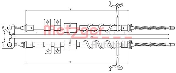 Handremkabel Metzger 10.5334