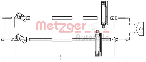 Handremkabel Metzger 10.5361