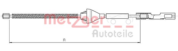 Handremkabel Metzger 10.5365