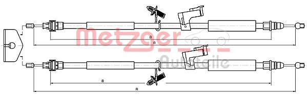Handremkabel Metzger 10.5368
